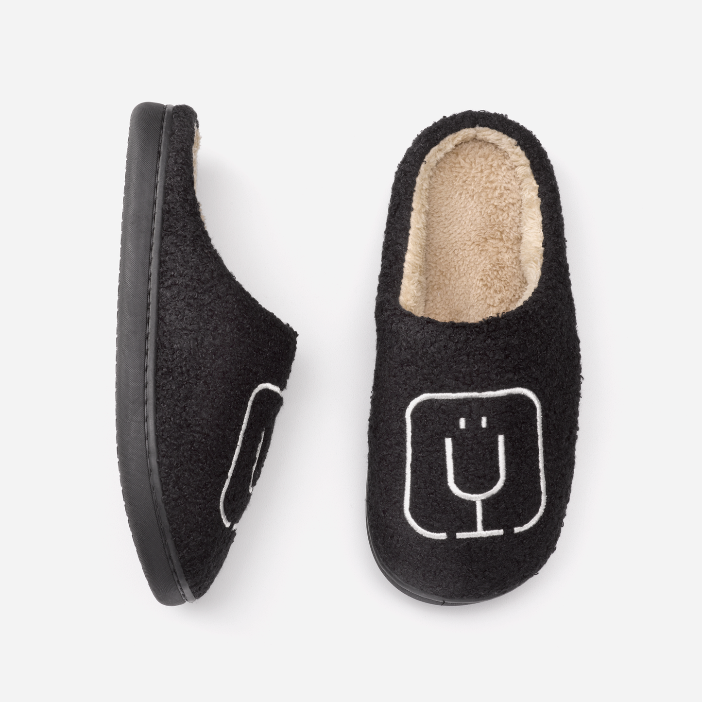 brumate-fuzzy-slippers-black-j0 apparel-slippers-above.png